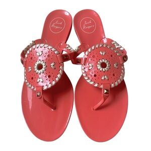 Jack Rogers‎ Georgica Jelly Thong Sandals Size 10